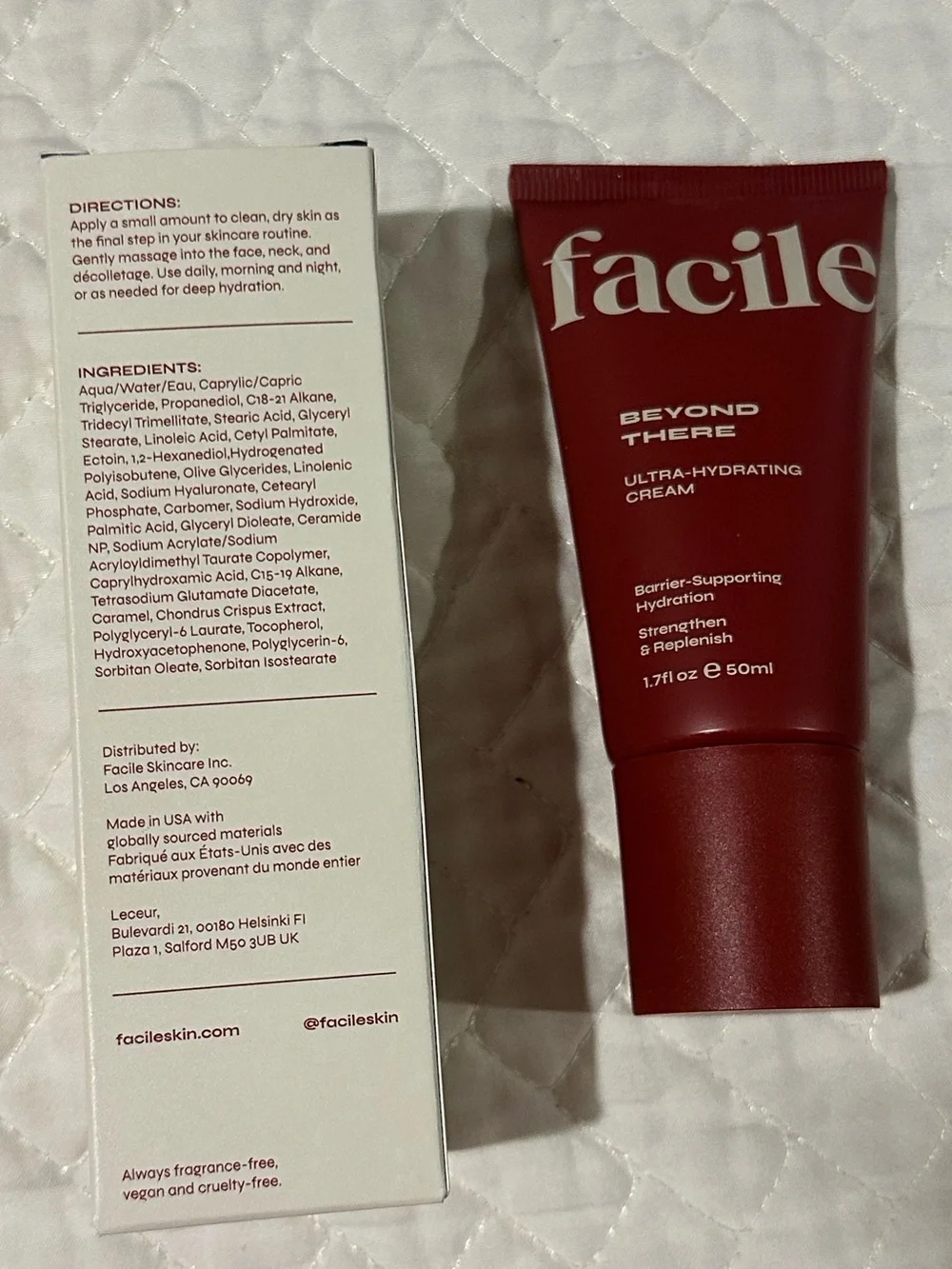 Facile -beyond there rich cream